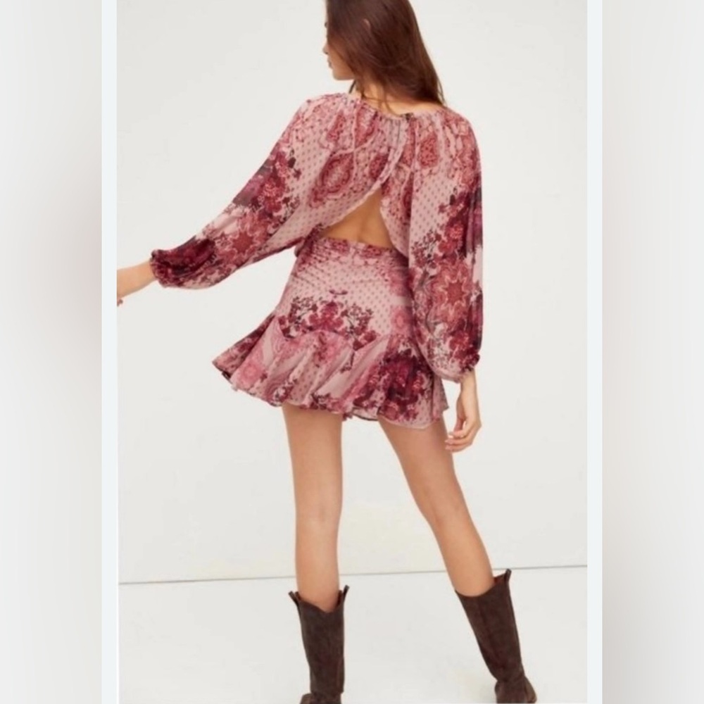 Free People Seven Wonders Mini Dress Sz M NWT - Picture 5 of 9
